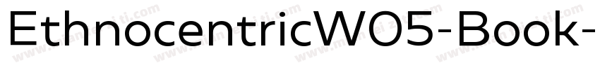 EthnocentricW05-Book字体转换
