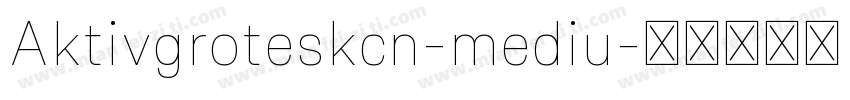 Aktivgroteskcn-mediu字体转换
