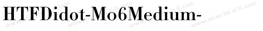 HTFDidot-M06Medium字体转换