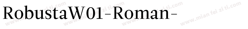 RobustaW01-Roman字体转换