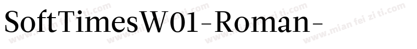 SoftTimesW01-Roman字体转换