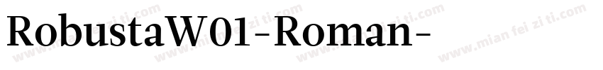 RobustaW01-Roman字体转换