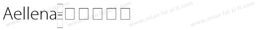 Aellena字体转换