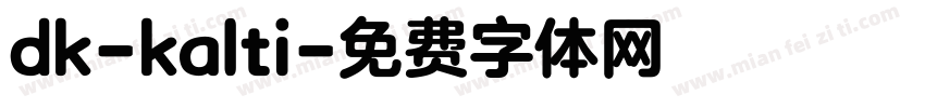 dk-kalti字体转换
