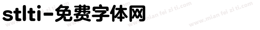 stlti字体转换