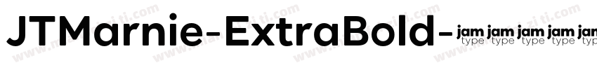 JTMarnie-ExtraBold字体转换