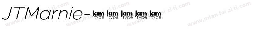 JTMarnie字体转换
