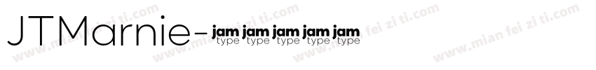 JTMarnie字体转换