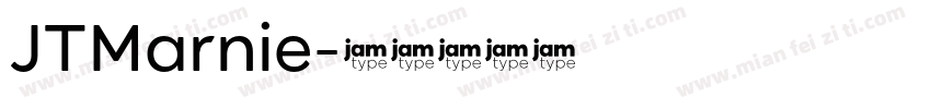 JTMarnie字体转换