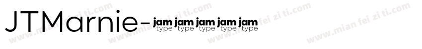 JTMarnie字体转换