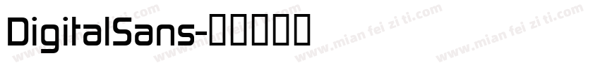 DigitalSans字体转换