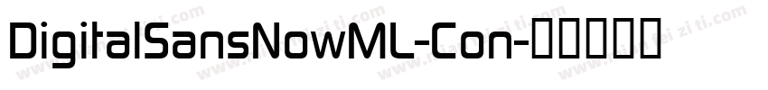 DigitalSansNowML-Con字体转换