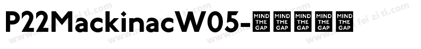 P22MackinacW05字体转换