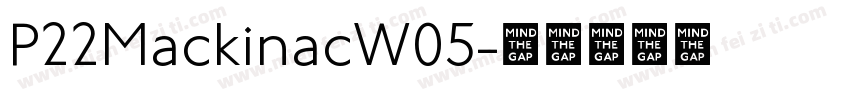 P22MackinacW05字体转换