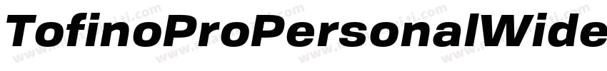 TofinoProPersonalWide-Ultra字体转换