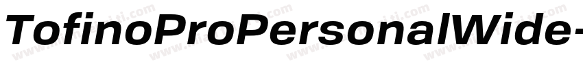 TofinoProPersonalWide-Ultra字体转换