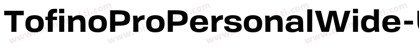 TofinoProPersonalWide-Ultra字体转换