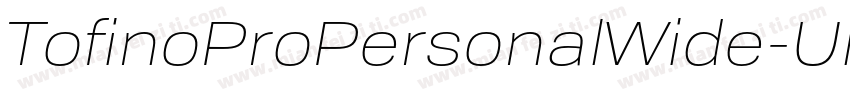 TofinoProPersonalWide-Ultra字体转换