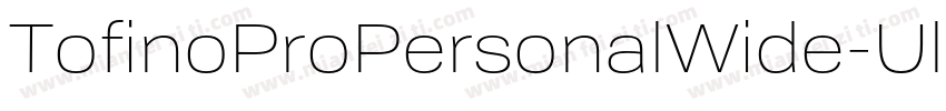 TofinoProPersonalWide-Ultra字体转换