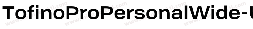 TofinoProPersonalWide-Ultra字体转换