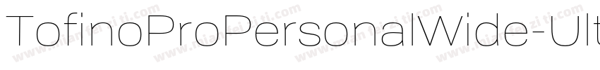 TofinoProPersonalWide-Ultra字体转换