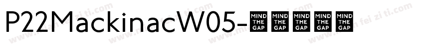 P22MackinacW05字体转换