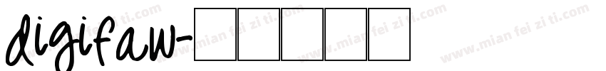 digifaw字体转换