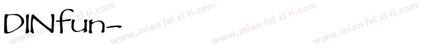 DINfun字体转换