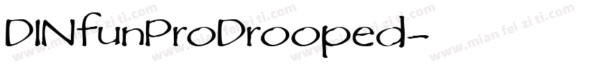 DINfunProDrooped字体转换