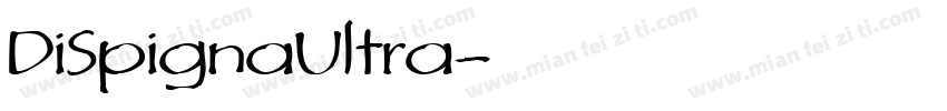 DiSpignaUltra字体转换