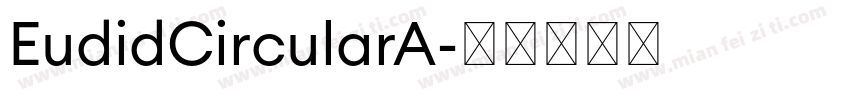 EudidCircularA字体转换