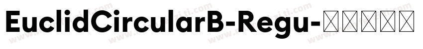 EuclidCircularB-Regu字体转换