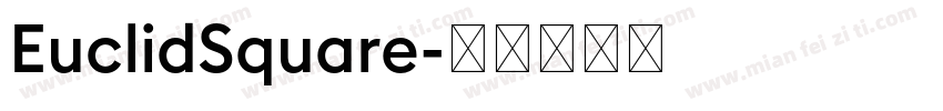 EuclidSquare字体转换