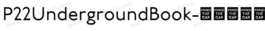 P22UndergroundBook字体转换