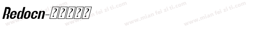 Redocn字体转换