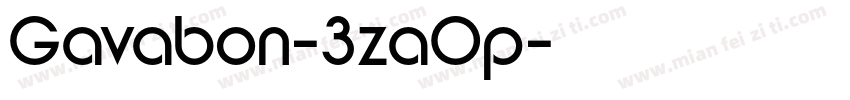 Gavabon-3zaOp字体转换