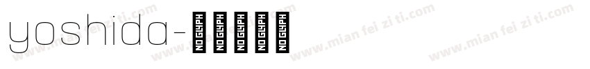 yoshida字体转换