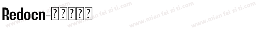 Redocn字体转换