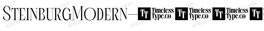 SteinburgModern字体转换