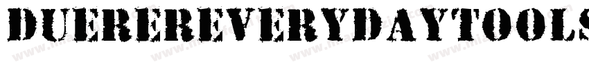 Duerereverydaytools-zXnL字体转换