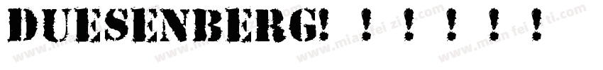 Duesenberg字体转换