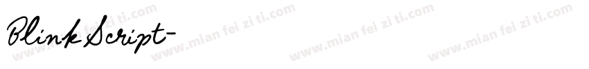 BlinkScript字体转换