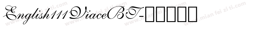 English111ViaceBT字体转换