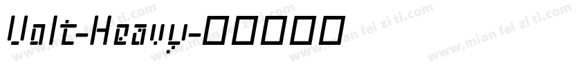 Volt-Heavy字体转换