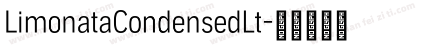 LimonataCondensedLt字体转换
