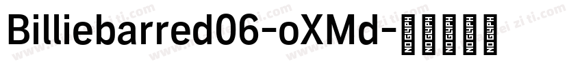 Billiebarred06-oXMd字体转换