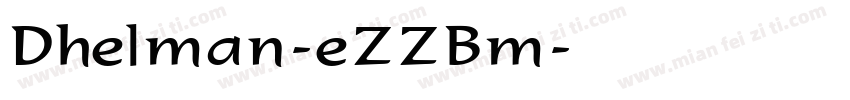 Dhelman-eZZBm字体转换