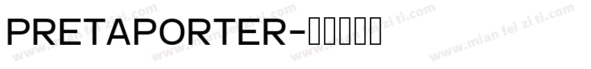 PretAPorter字体转换