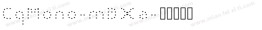 CqMono-mBXa字体转换