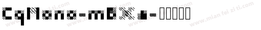 CqMono-mBXa字体转换